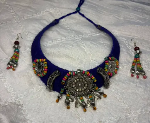 Navrang Beaded Choker Set