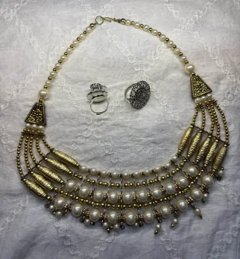 Golden Pearl Heritage Necklace